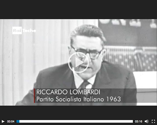 Riccardo Lombardi – Tribuna politica, 1963
