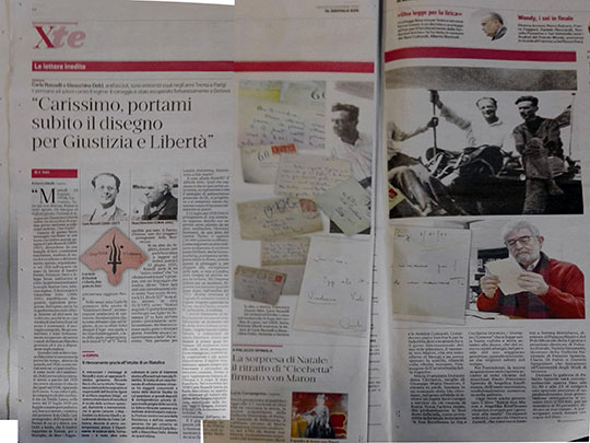 Carissimo, portami subito il disegno per Giustizia e Libertà