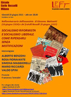 Socialismo riformista socialismo liberale. Come ripensarli senza mistificazioni 10 giugno 2021